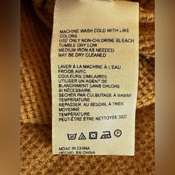 Anthropologie PILCRO Angie Waffle Knit Cowl Neck Sweater Size XS - Picture 12 of 14